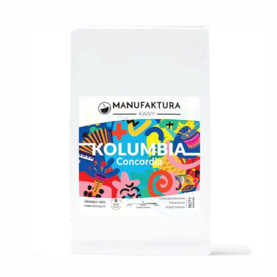 Kawa ziarnista Kolumbia Concordia Manufaktura Kawy